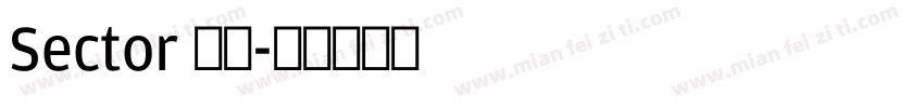 Sector 粗体字体转换